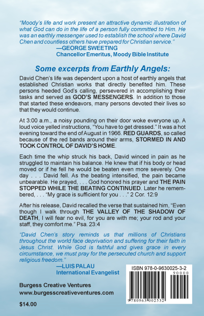 earthly angel back cover