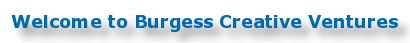 Welcome to Burgess Creative Ventures